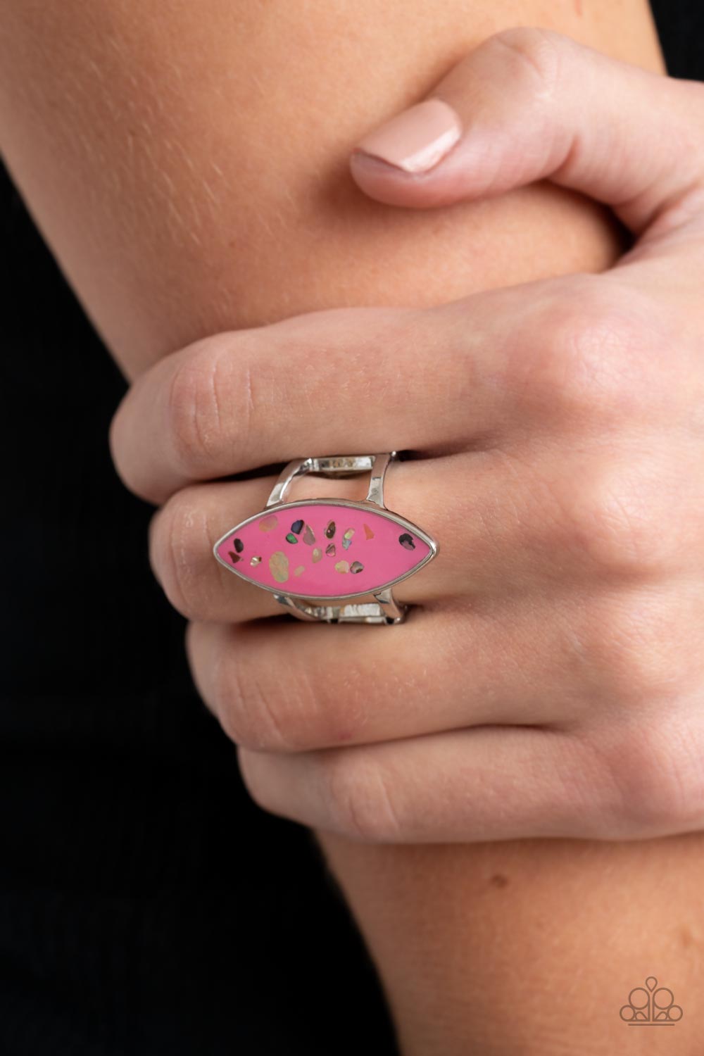 Pink Oval Ring