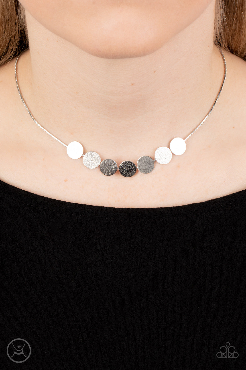 Slimmer Glimmer Silver Neckace