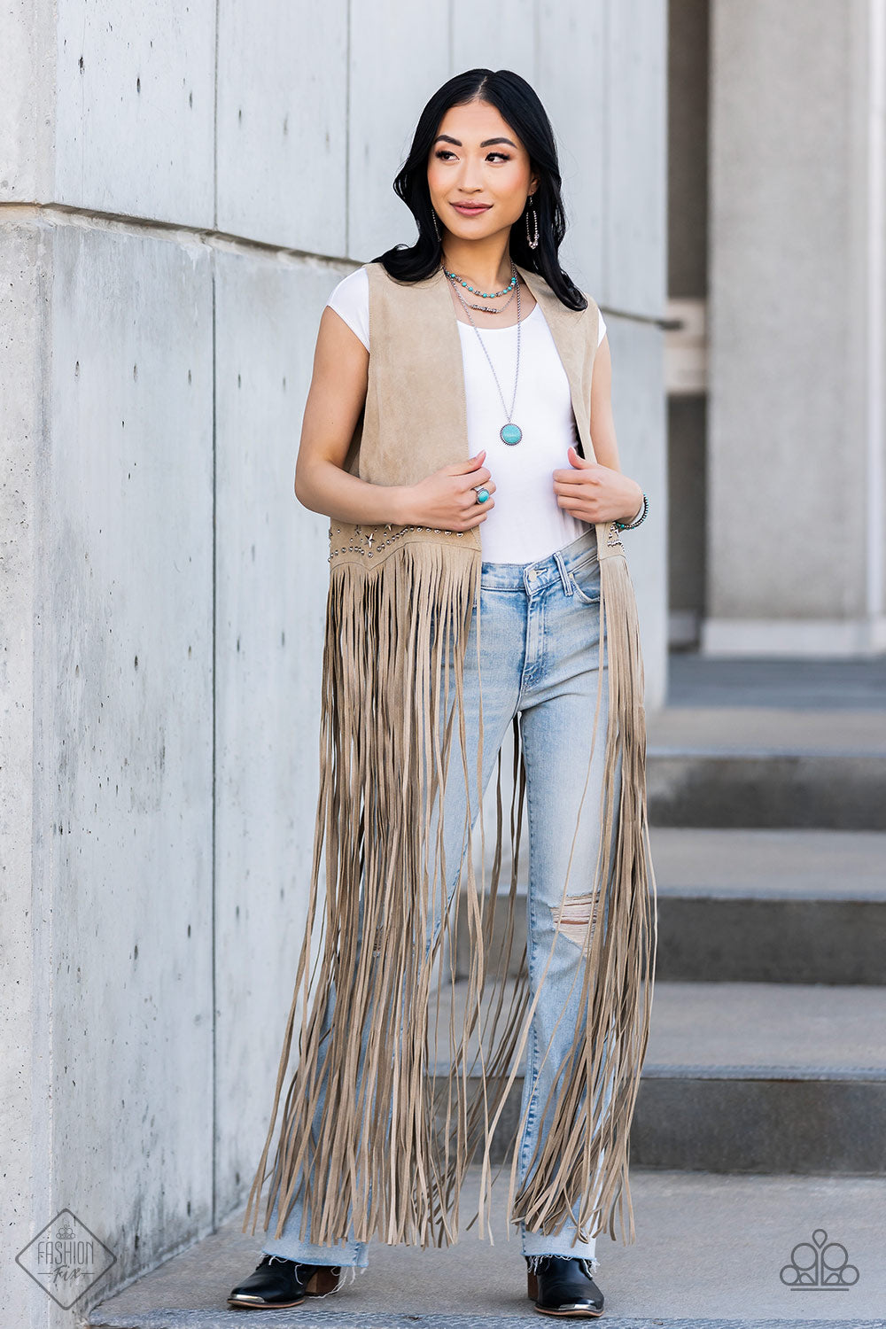 Blue layered Necklace