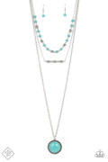 Blue layered Necklace